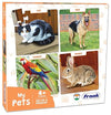 Frank My Pets Animal Puzzle - A Set of 4 Jigsaw Puzzle for Focus and Memory - 10504