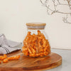 Femora Kitchen Storage Jars Borosilicate Glass With Wooden Lid Air Tight Jar | 450 Ml | Pack of 4