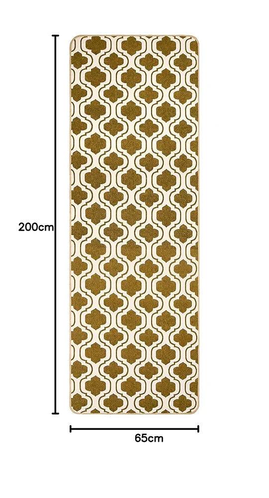 Saral Home Soft Cotton Durable & Washable Multipurpose Runner for Home/Kitchen/Living Area/Lobby/Office with Anti Skid Backing 