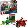 Lego Marvel Iron Man with Bike and The Hulk Playset 76287 Building Blocks Toys for 4+ Gift for Boys and Girls
