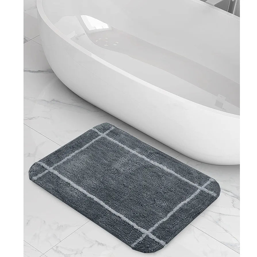 SASHAA WORLD Set of 2 Microfiber Bathmat 