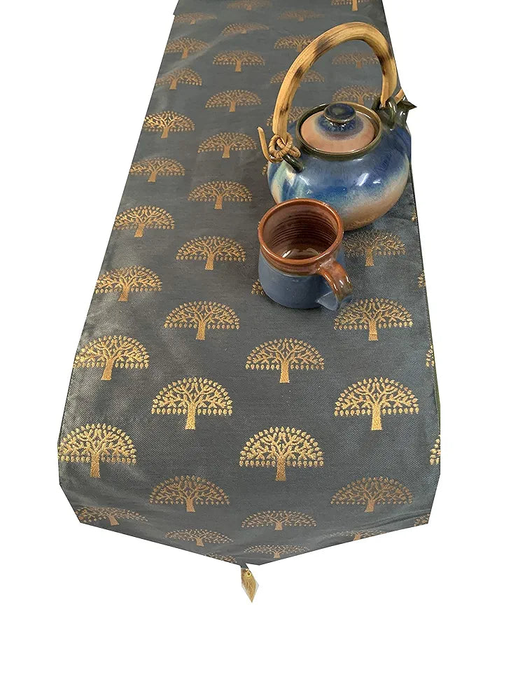 PINK PARROT Durable Dopian Silk Table Runner 12