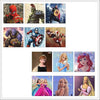 TodFod Wooden Jigsaw Puzzles Toy for Kids & Children Disney Barbie Girls 54 Pieces 6 in 1 & Marvel Avengers