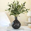 Behoma Metal Flower Vase Crackle Finish Tall Vase Flowers not Included