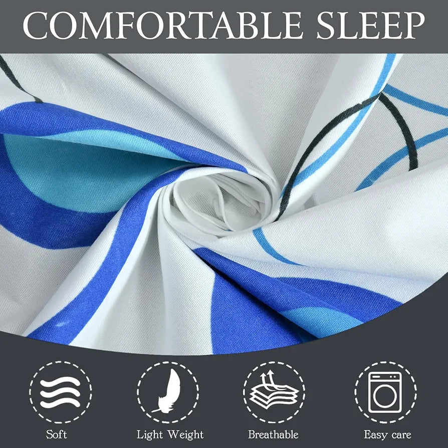 FRESH FROM LOOM Microfiber Single Size Bedsheet for Single Bed | Floral Design Bed Spread with 1 Pillow Covers | Soft | Hypoallergenic with 1 Pillow Cover , 144 TC