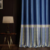 Stoa Paris Curtain for Home|Single pc Patterned Curtain for Window| Living Room| Colour Blue Monarch