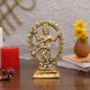 Collectible India Metal Shiva Idol Natraj Statue Statue - Gold Plated Dancing Shiva Natraja/Natrajan Showpiece Figurine