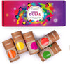 Antarkranti Sacred Life Natural Holi Gulal Colour Orange Yellow Red Green and Blue Tesu Flower Rose Petals Marigold Sandalwood Maize Starch Food Colour Set Of 5 Each - 100 gms