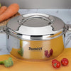 Sumeet Smart Serve Stainless Steel Double Wall Insulated Small Hot Pot 2.5L Silver