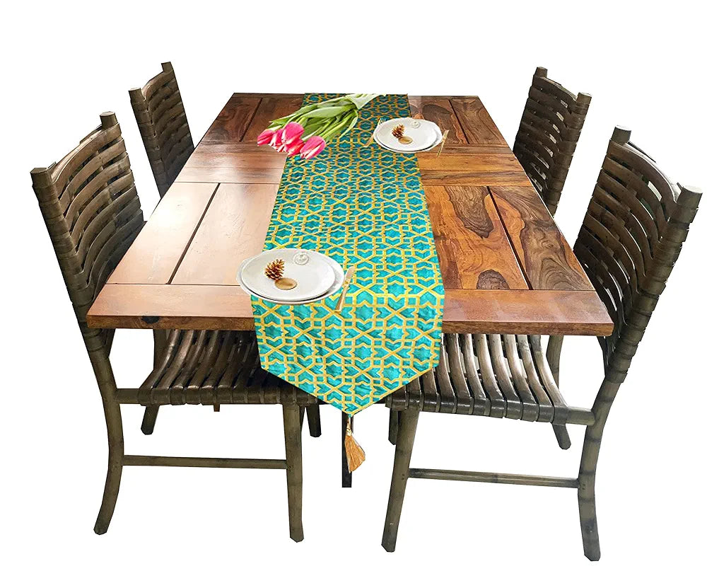 PINK PARROT Durable Dopian Silk Table Runner 12x70 1 Pc 