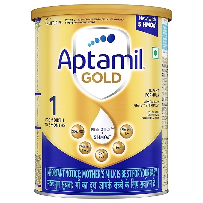 Aptamil Gold Infant Formula Milk Powder for Babies - Stage 1 (Upto