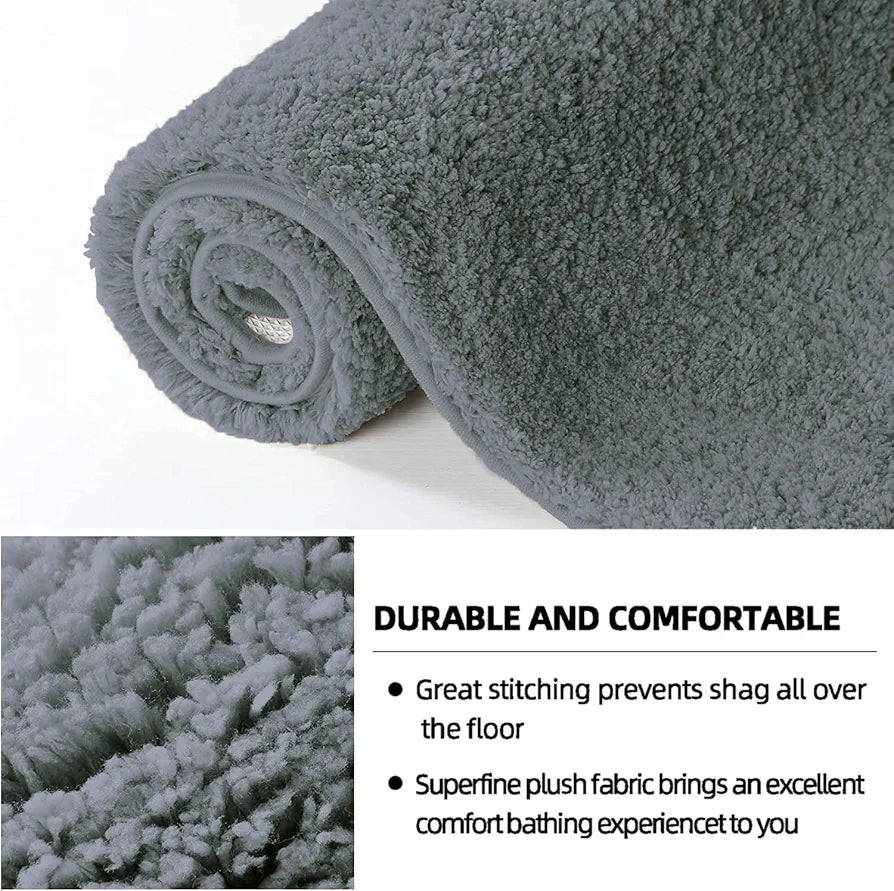 LUXE HOME INTERNATIONAL Microfiber Runner Super Soft Non Slip Vegas Rugs For Bedroom  Pack Of 1