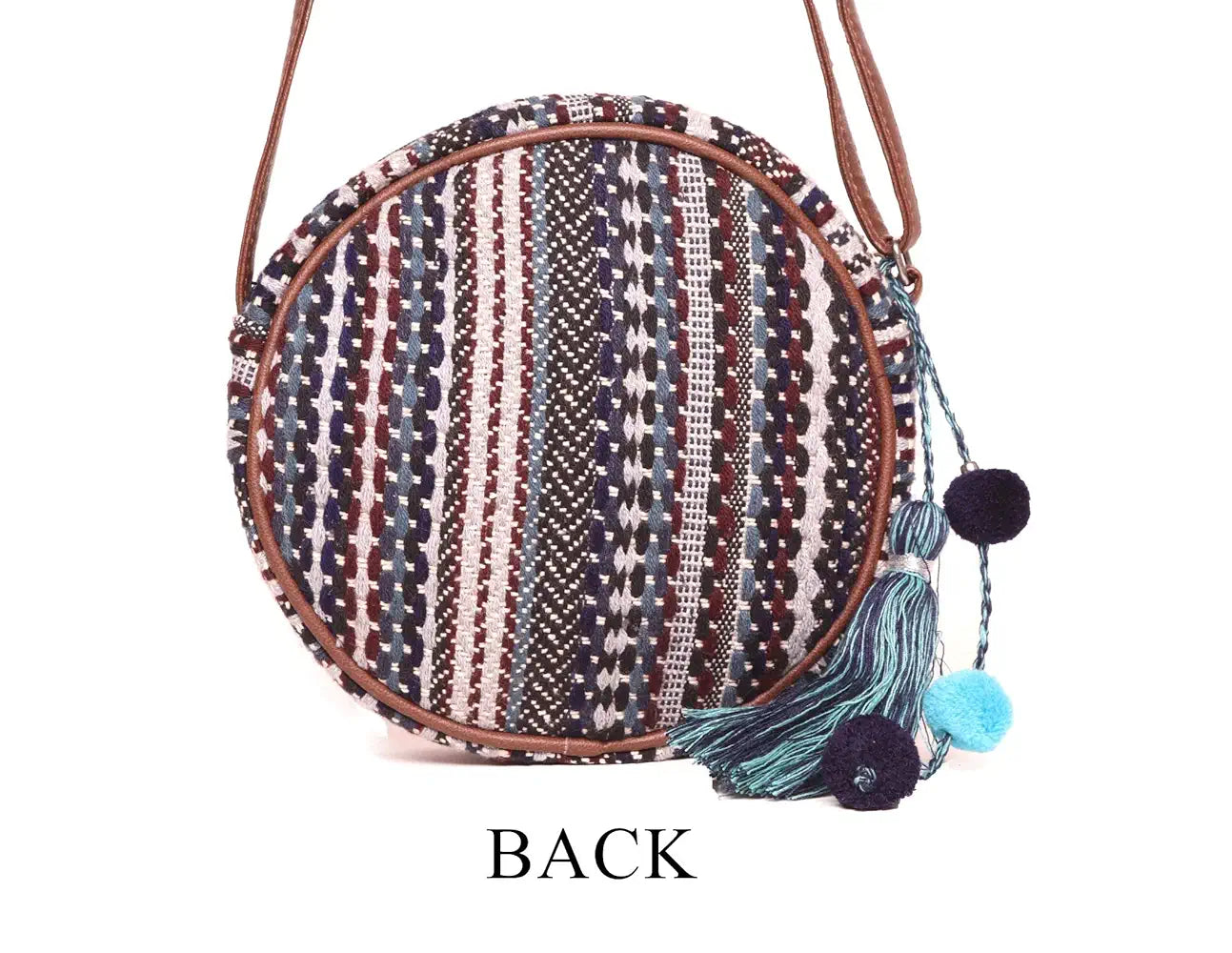 ASTRID Handmade Macrame Flap Over Sling Bag For Girls And Women