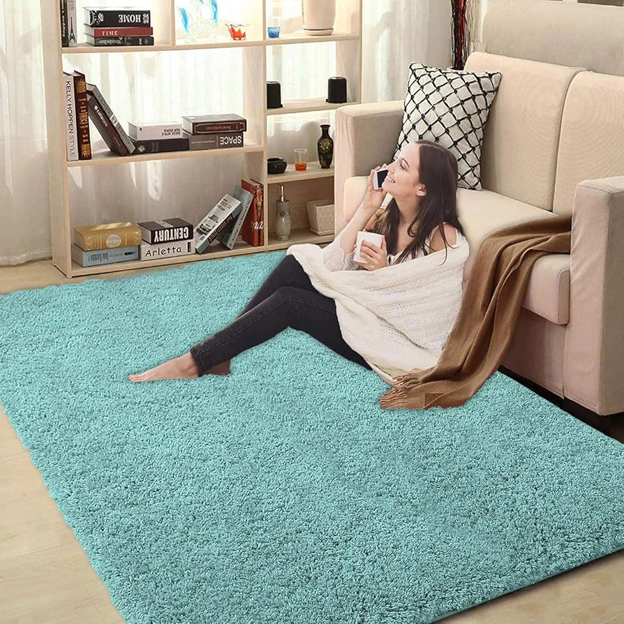 LUXE HOME INTERNATIONAL Carpet Super Soft Anti Slip Vegas Rectangular Rugs For Bedroom,Livingroom