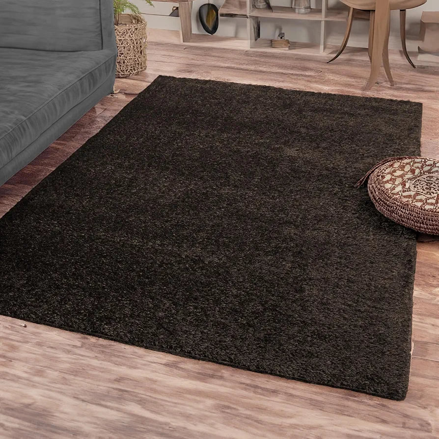 ishro home Premium Fuzzy Shag Carpet for Hall, Rugs for Living Room, Carpets for Living Room | Machine Washable – Soft, Stylish, and Built to Last | 