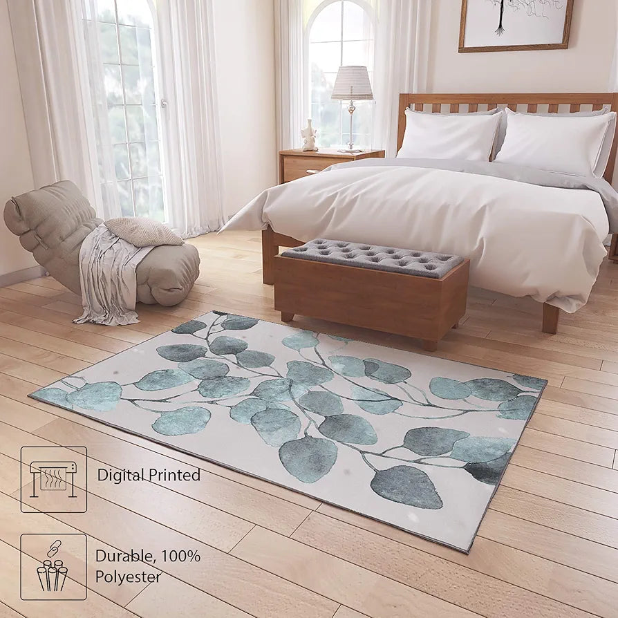 Status Contract 3D Printed Perfect Rugs for Living Area | Rug and for Bedroom |Rug and for ining Table Rug Floor with Anti Slip Backing 