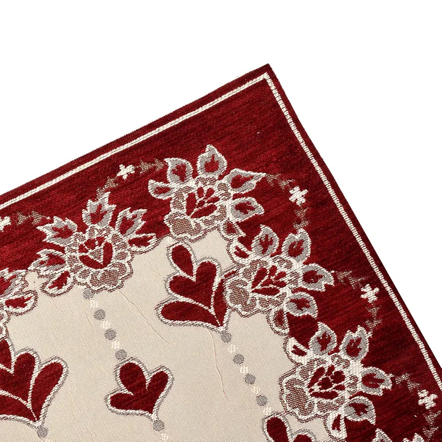 Kuber Industries Rectangular Floral Print Cotton Table Runner for Dining and Center Table Wedding Everyday Use Dinner Parties Set of 2 