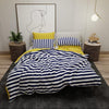 Stoa Paris Vogue Microfibre Comforter for King Size Bed Sets with 4 Pillow Covers Colour Morning Sail Canopée