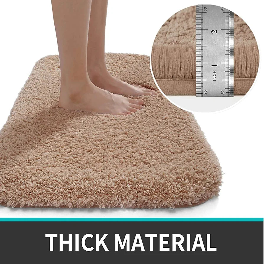 Luxe Home Bath Mat Super Soft Non Slip Vegas Mats for Bathroom, Kitchen, Bedroom, and Door  Pack of 1