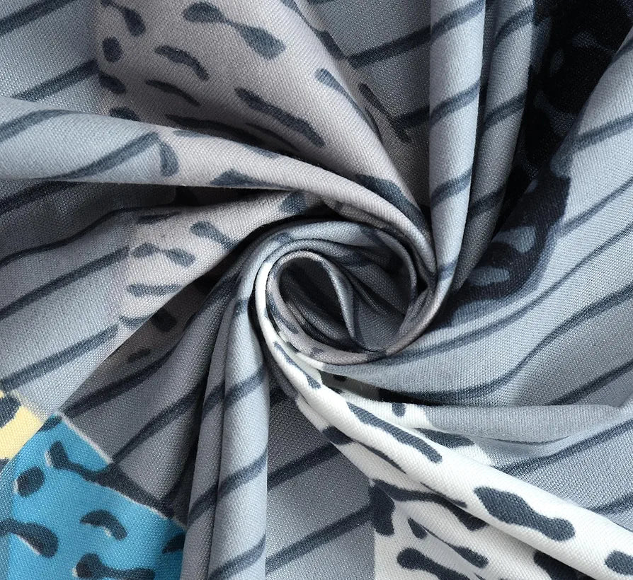 Homefab India 180 TC Microfiber Single BedSheet with 1 Pillow Cover - Grey