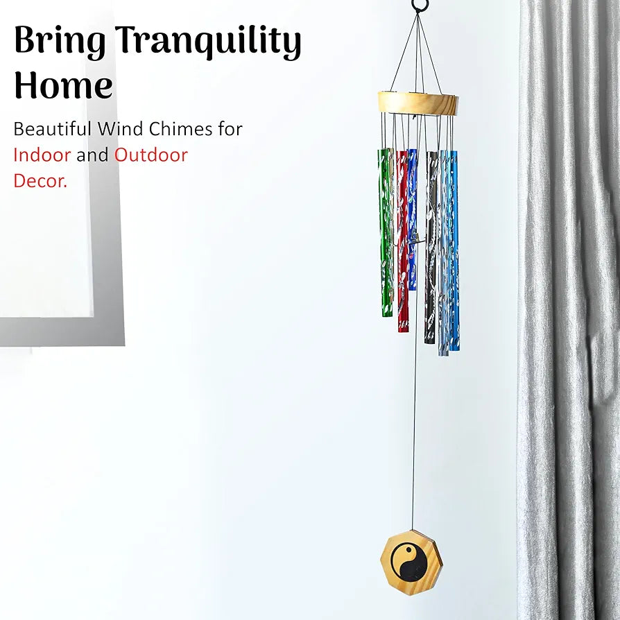 ZAICUS Wind Chime for Balcony, Garden, Home Decor | Feng Shui Gift for Positive Energy 