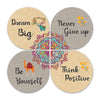 Artvibes Dream Big Quotes Wooden Wall Hanging for Home Decor | Modern Artworks Wall Decor Items