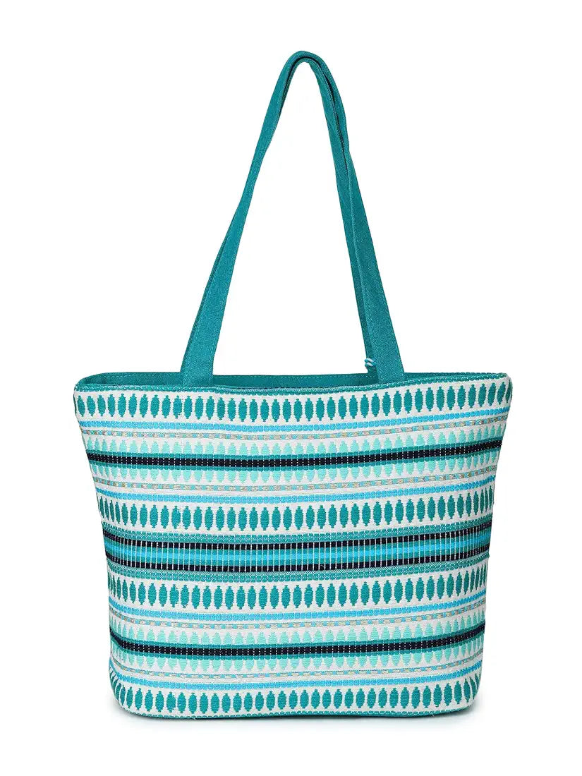 ALII AND ALIIZEY Tote Bag for Women with Zip | College Bag for Girls | Shopping & Grocery Bag |Multi-Purpose Bag