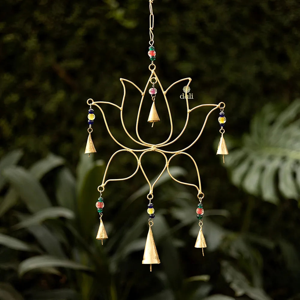 DULI Metal Windchime Wall Hanging, Feng Shui, Wall Art, Wall Decor, PositiveVibes, Rustic Wall Hangings, Wall Art, Diwali Decor, Diwali Decoration, Diwali Gifts 