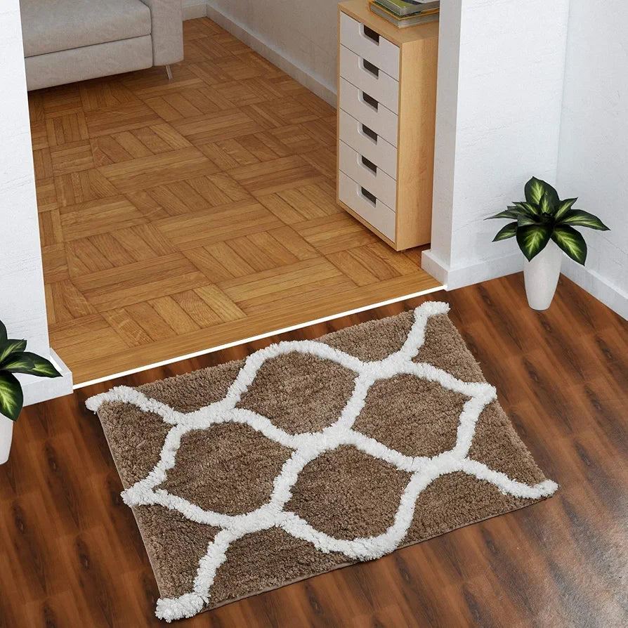 AEROHAVEN™ Glorious Super Soft Microfiber Designer Anti Slip Bathmat 