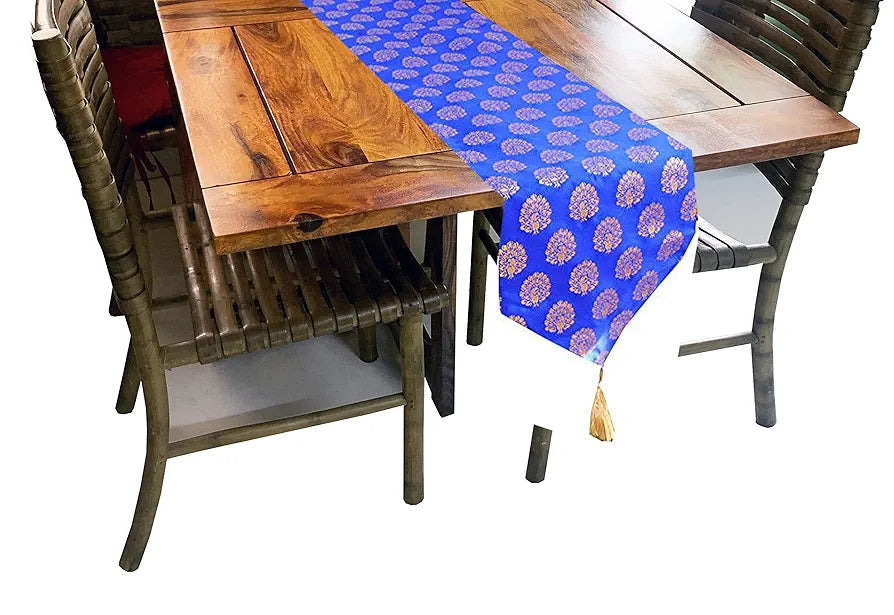 PINK PARROT-Designer Durable Dopian Silk Table Runner 12x70 1 pc