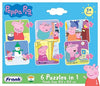 Frank Peppa Pig - A Set of 6 Jigsaw Puzzle for Kids Above 3+ Years Focus and Memory - 60401