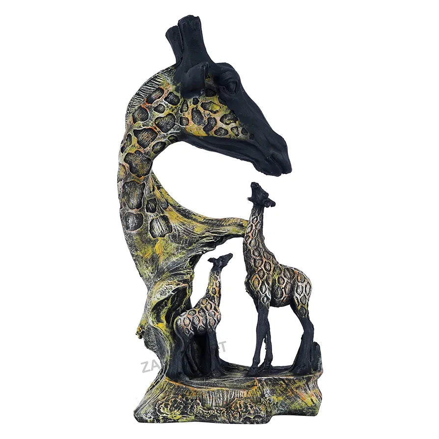 zart Statue of Giraffe Sculpture for Home/Office/Cafe/Hotel Decor Decorative Gift Showpiece 