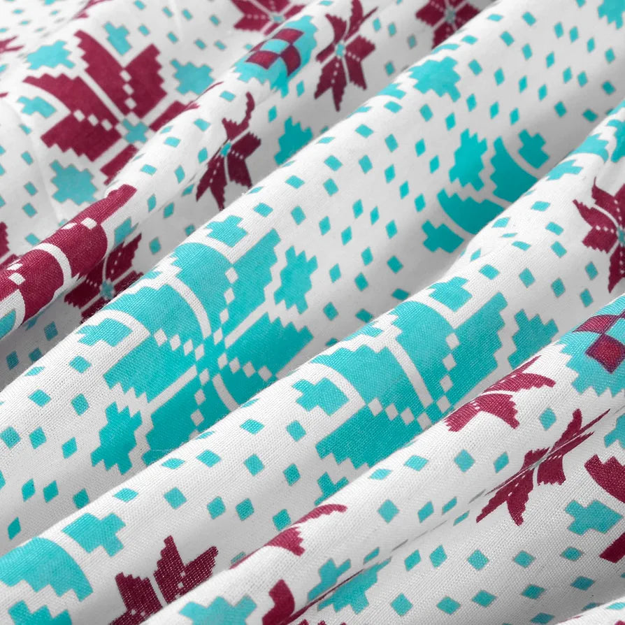 Divine Casa 144 TC Cotton Bedsheet for Double Bed with 2 Pillow Cover 