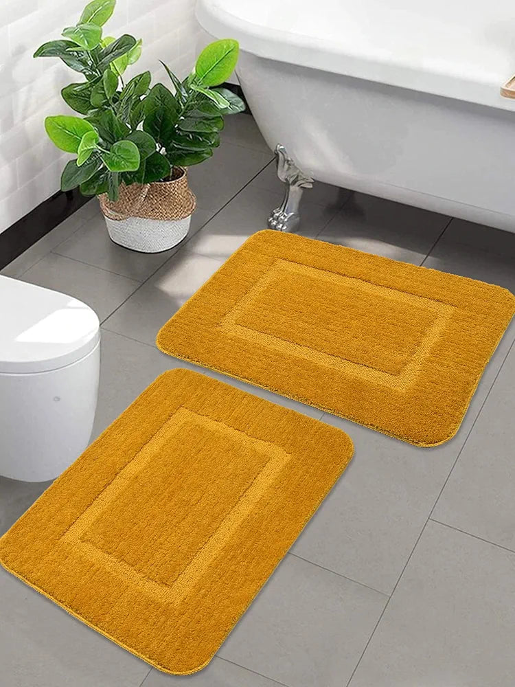 Saral Home - Good Morning Mat, Soft, Anti-Skid, Washable, Water Absorbent, Quick Drying, All time usable Bathmat/Doormat/Runner. Slip-Resistant Backing for Everyday Safety.