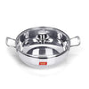 Sumeet stainless steel kadhai with glass lid 1.5 litres capacity