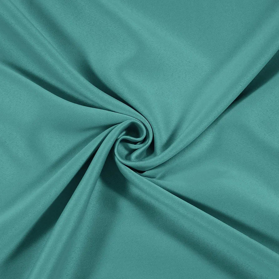 Cloth Fusion Blackout Window Curtains 5 Feet Long Set of 2, Room Darkening Blackout Curtains 5 Feet for Window with Grommet Design for Home Decor 