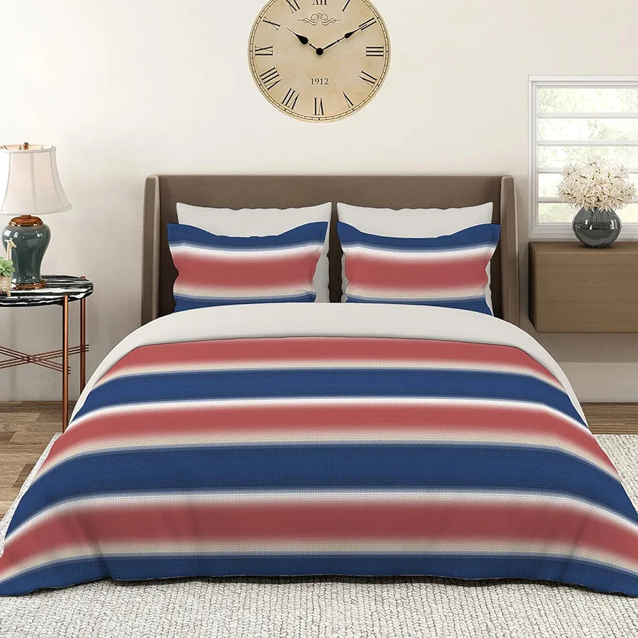 Layers Durathread Bedsheet Set for All Seasons - Lightweight, Moisture Absorbent, Machine Washable & Easy to Care - Gift for Housewarming & More - 225 CVC - King Size 