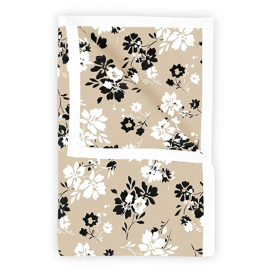 Divine Casa 100% Cotton Double Bed Dohar | Lightweight & Breathable AC Blanket | Reversible Summer Quilt | 220 x 205 CM, Ivory & Sunflower Yellow