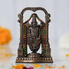 Ecraftindia Handcrafted Polyresin Bronze Tirupati Balaji Idol | God Venkateswara Statue