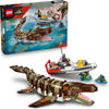 Lego Jurassic World Brick-Built Mosasaurus Boat Mission Toy Dinosaur Set 76974 Building Blocks Toys for 9+ Gift for Boys and Girls