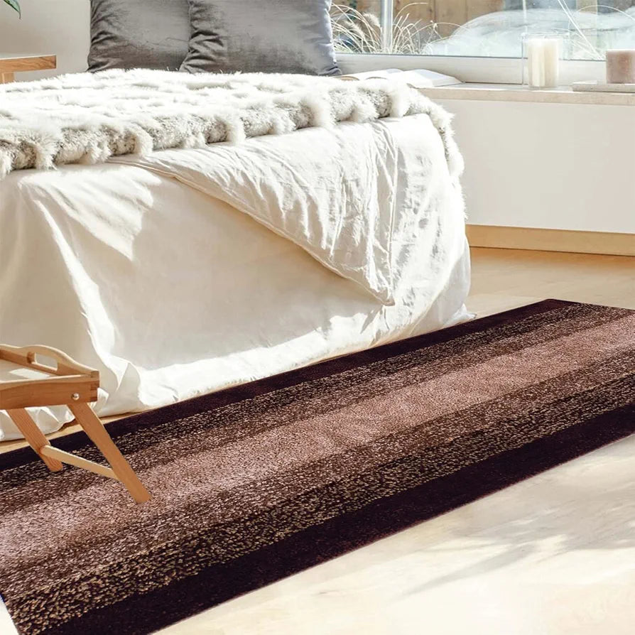 Kuber Industries Shaggy Carpet|Polyester Bedside Runner, Rectangular Soft Rug for Hall,Offices,Kitchens,Bedroom,Floor Home Décor,5 X 2 Ft.