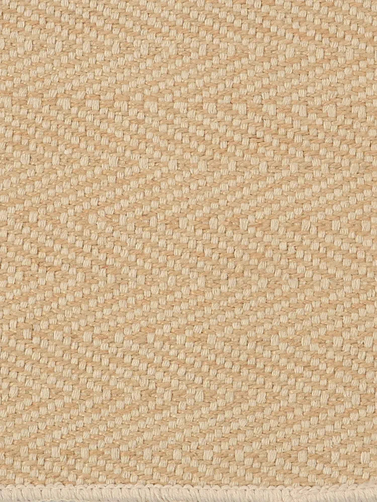 Saral Home Zig-Zag Soft Jute Cotton Durable & Washable Multipurpose Bedside Runner for Home/Kitchen/Living Area/Lobby/Office Entrance with Anti Skid Backing 