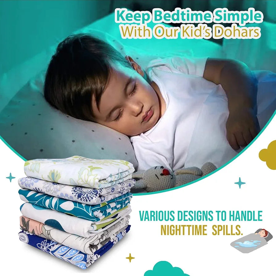 Divine Casa Cotton 120 GSM New Born All Season Ultrasoft Reversible Single Baby Blanket for Babies 