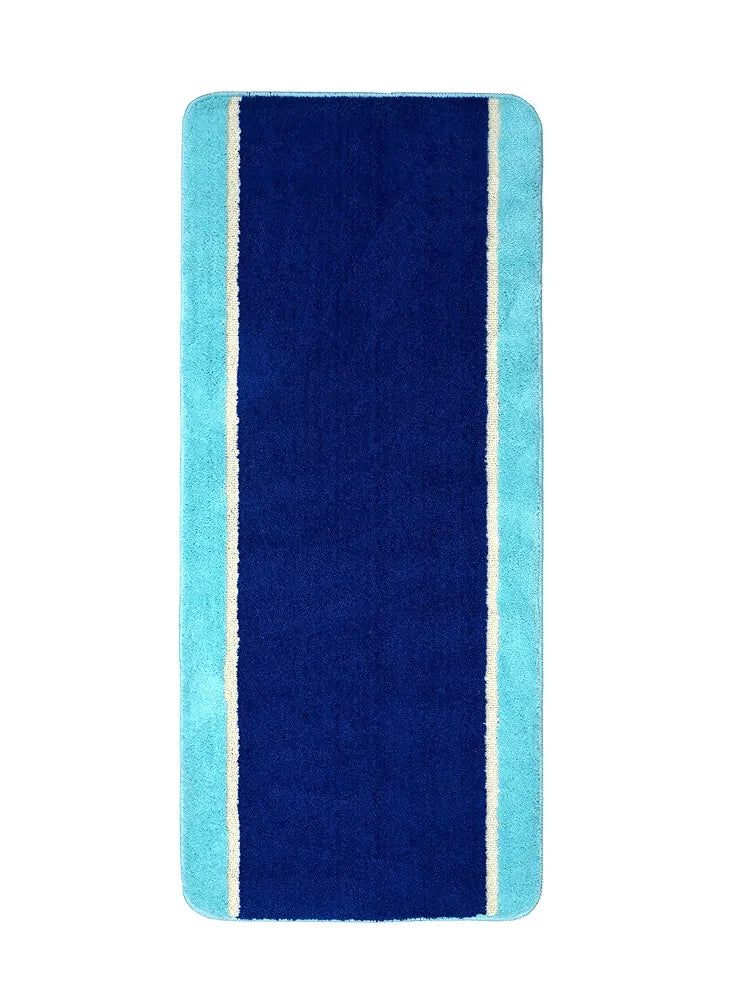 Saral Home Stripe Microfiber Durable & Washable Multipurpose Runner for Home/Kitchen/Living Area/Lobby/Office Entrance with Anti Skid Backing 