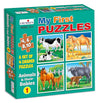 Creative's My First Puzzles | Animal & Their Babies Puzzles | Eye-hand Coordination for Kids | Ages 3 & Up