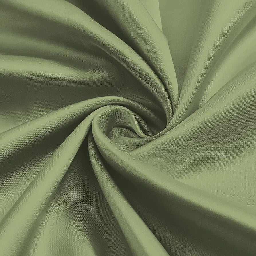 Divine Casa Semi Blackout Door Curtain 7 Feet | Pastel Green | Super Satin Room Darkening Panel for Home, Balcony & Summer Use | 1 Piece