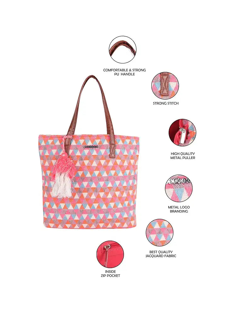 ASTRID Handmade Macrame Flap Over Sling Bag For Girls And Women