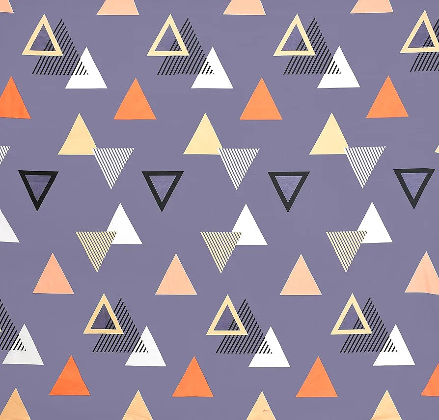 Microfiber 160 TC Flat Single Bedsheets for Summer Breathable | Wrinklefree  with 1 Pillow Covers 