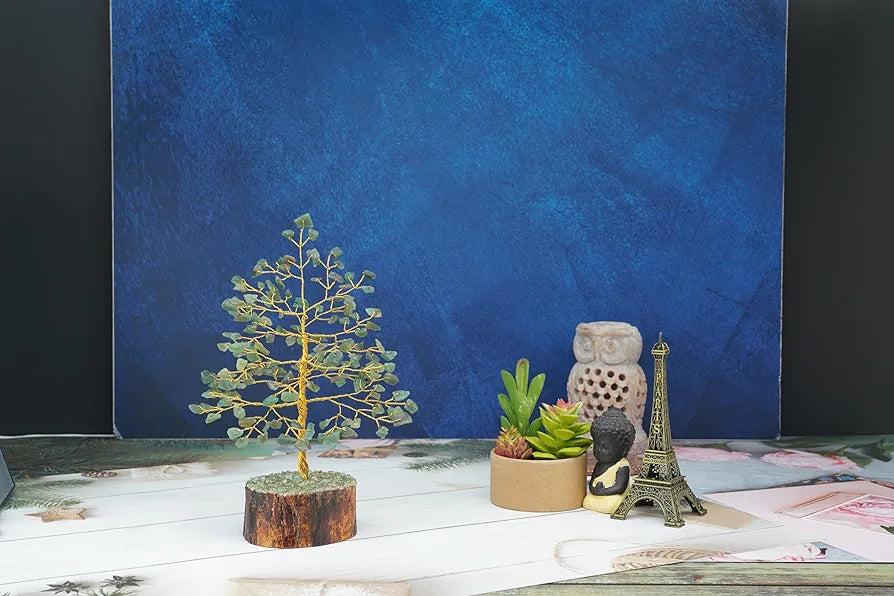 aventurine money tree Crocon Green Aventurine Gemstone Money Tree Feng Shui Bonsai Golden Wi