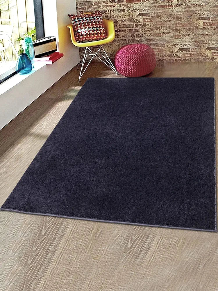 Saral Home Neon Shaggy Yarn Anti-Skid Carpet for Living Room 